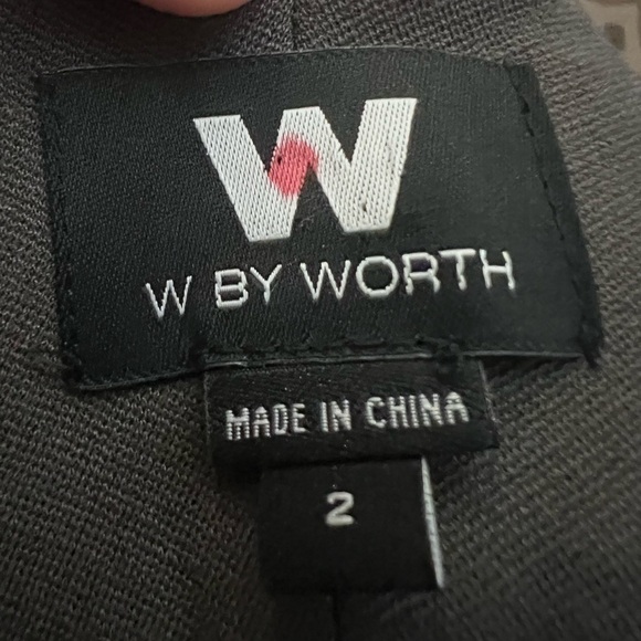 W By Worth - Dark Taupe Pointe Bootcut Trouser Size 2 - Picture 9 of 15